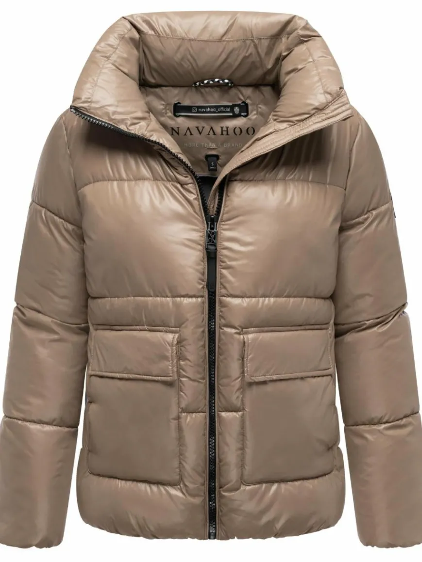 Navahoo Jacken & Westen*Damen Kurzjacke - Eispracht 14 taupe uni