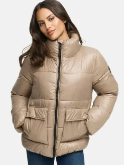 Navahoo Jacken & Westen*Damen Kurzjacke - Eispracht 14 taupe uni