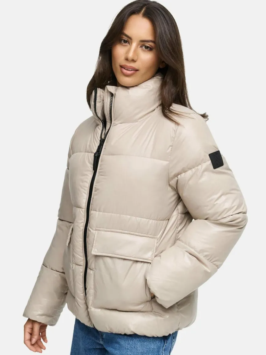 Navahoo Jacken & Westen*Damen Kurzjacke - Eispracht 14 taupe uni