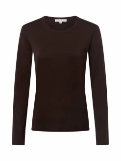 Marie Lund Shirts & Tops*Damen Langarmshirt schoko uni