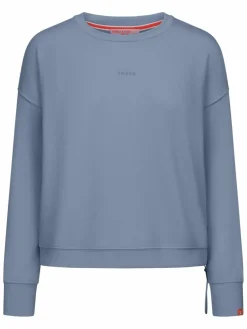 Frieda & Freddies Shirts & Tops*Damen Langarmshirt indigo uni