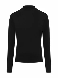 Marie Lund Sweatshirts & Sweatjacken*Damen Langarmshirt schwarz uni