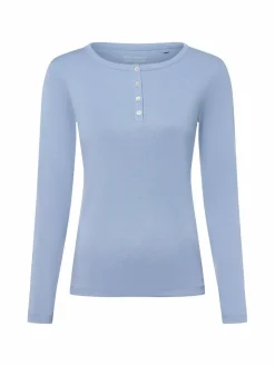 brookshire Shirts & Tops*Damen Langarmshirt hellblau uni