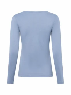 brookshire Shirts & Tops*Damen Langarmshirt hellblau uni