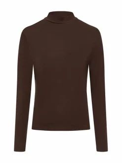 Marie Lund Sweatshirts & Sweatjacken*Damen Langarmshirt schoko uni