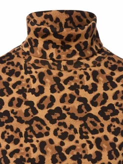 brookshire Pullover & Strickjacken|Shirts & Tops*Damen Langarmshirt schwarz camel gemustert