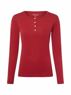 brookshire Shirts & Tops*Damen Langarmshirt bordeaux uni