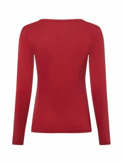 brookshire Shirts & Tops*Damen Langarmshirt bordeaux uni