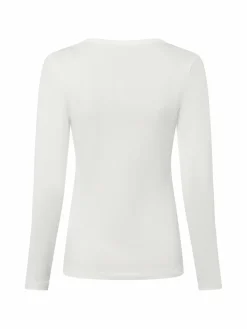 brookshire Shirts & Tops*Damen Langarmshirt weiß uni