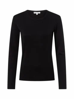 Marie Lund Shirts & Tops*Damen Langarmshirt schwarz uni
