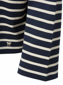 Weekend Max Mara Shirts & Tops*Damen Langarmshirt - Campale marine ecru gestreift