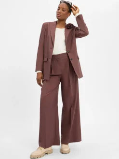 HUGO Blazer*Damen Lang-Blazer - Arosea nougat uni