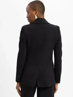 Drykorn Blazer*Damen Langblazer - Atlin_2 schwarz uni