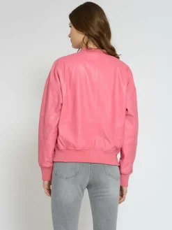 Maze Jacken & Westen*Damen Lederblouson pink uni