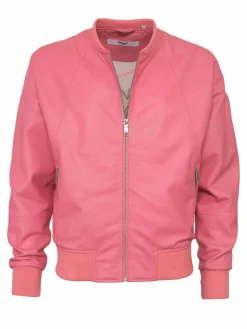 Maze Jacken & Westen*Damen Lederblouson pink uni