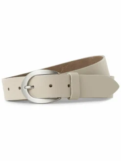 Vanzetti Gürtel*Damen Ledergürtel ecru uni