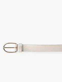 Vanzetti Gürtel*Damen Ledergürtel silber uni