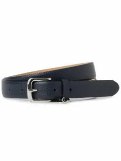 Marie Lund Gürtel*Damen Ledergürtel marine uni