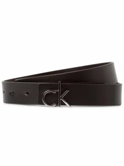Calvin Klein Gürtel*Damen Ledergürtel schwarz uni