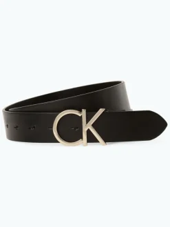 Calvin Klein Gürtel*Damen Ledergürtel schwarz uni