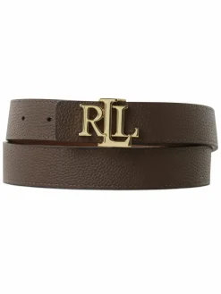 Lauren Ralph Lauren Gürtel*Damen Ledergürtel zum Wenden cognac schoko uni