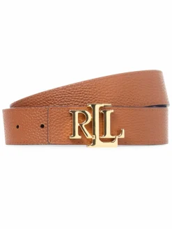 Lauren Ralph Lauren Gürtel*Damen Ledergürtel zum Wenden cognac marine uni