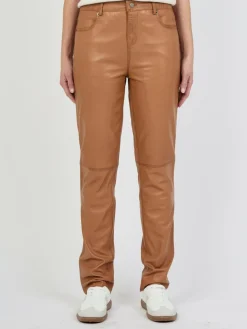 JCC Hosen*Damen Lederhose camel uni