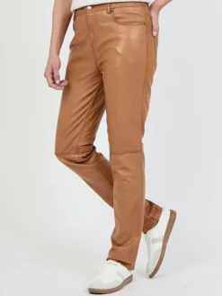 JCC Hosen*Damen Lederhose camel uni