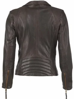 JCC Jacken & Westen*Damen Lederjacke braun uni