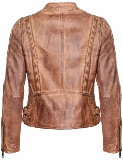 JCC Jacken & Westen*Damen Lederjacke cognac uni