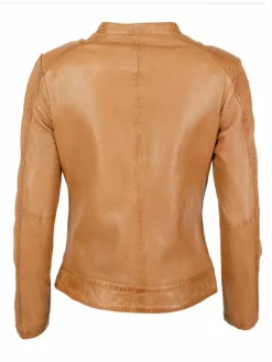 JCC Jacken & Westen*Damen Lederjacke cognac uni