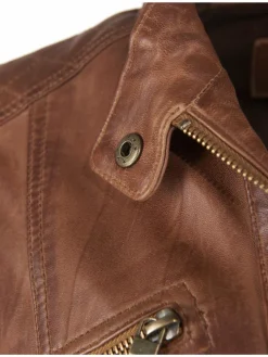 JCC Jacken & Westen*Damen Lederjacke cognac uni