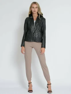 Mustang Blazer*Damen Lederjacke grau uni