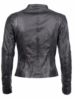 Maze Jacken & Westen*Damen Lederjacke grau uni