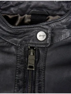 Maze Jacken & Westen*Damen Lederjacke grau uni