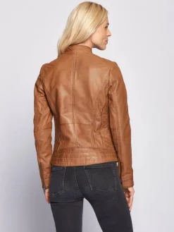 Maze Jacken & Westen*Damen Lederjacke cognac uni