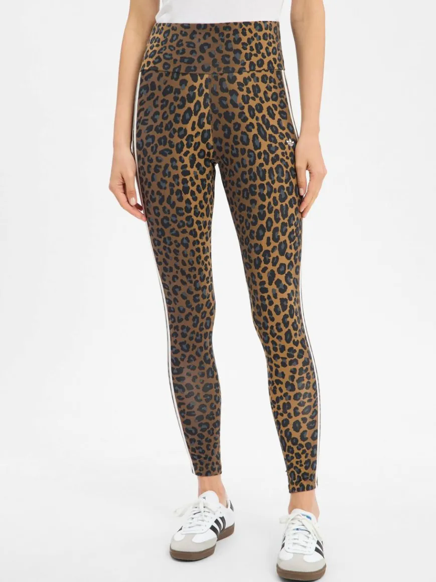 adidas Originals Hosen*Damen Leggings braun schwarz gemustert