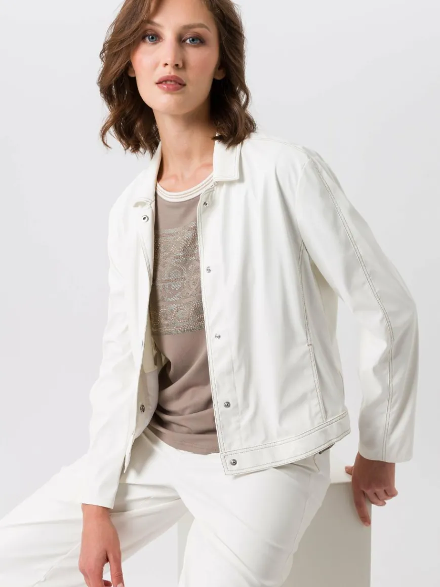 TUZZI Blazer*Damen Leichtjacke weiß uni