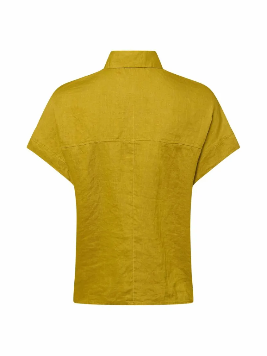 Opus Blusen*Damen Leinenbluse mais uni