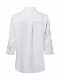 Marie Lund Blusen*Damen Leinenbluse - Rihab weiß uni