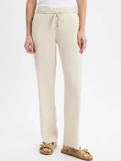 BRAX Hosen*Damen Leinenhose - Farina beige meliert