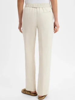 BRAX Hosen*Damen Leinenhose - Farina beige meliert