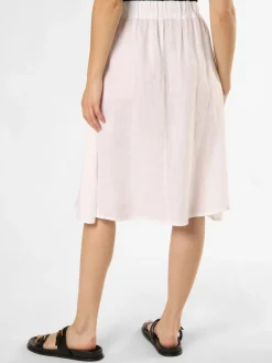 Marie Lund Röcke*Damen Leinenrock weiß uni