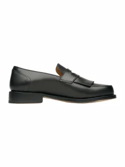 Henry Stevens Slipper*Damen Loafer – Amelia FL schwarz uni