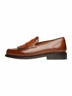 Henry Stevens Slipper*Damen Loafer – Amelia FL braun uni