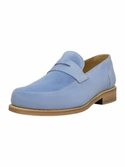 Henry Stevens Slipper*Damen Loafer – Amelia PL hellblau uni