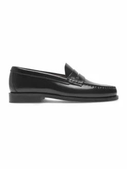 Henry Stevens Slipper*Damen Loafer – Hunter W PL schwarz uni