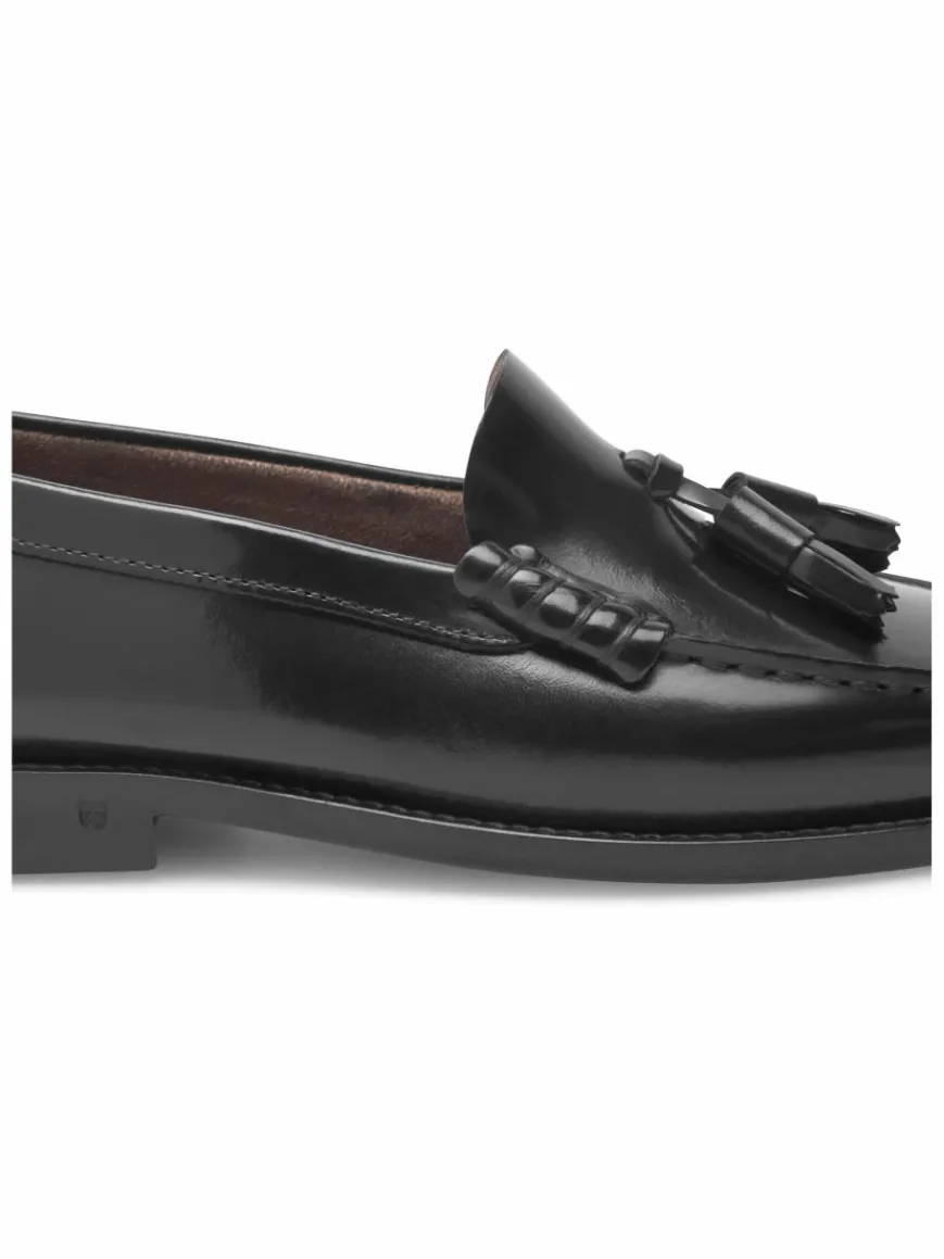 Henry Stevens Slipper*Damen Loafer – Hunter W PL schwarz uni