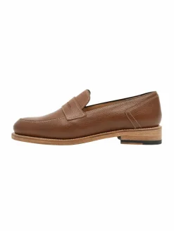 Henry Stevens Slipper*Damen Loafer – Lee PL braun uni