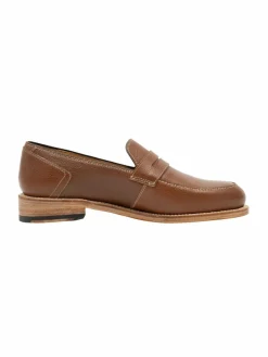 Henry Stevens Slipper*Damen Loafer – Lee PL braun uni